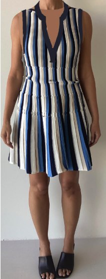 SMS fit, front, cerulean multi